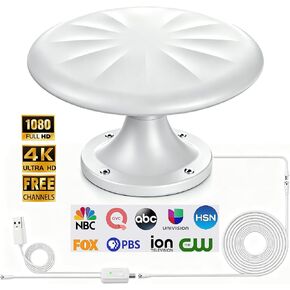 RV TV Antenna Roof Mounted for Camper/Travel Traile/Truck/Boat,White in Kuwait