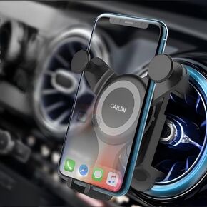 ICAILIN Car Phone Holder Mount for Round Air Vent, Universal Circular Vent Cell Phone Mount Compatible with Mercedes Benz A/B/C/E/S/GLC Class, Jeep Wrangler, Mini Cooper, Fits iPhone & Samsung in Kuwait