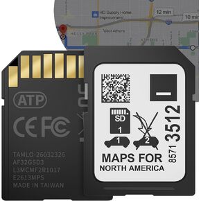 2026 Navigation SD Card for USA/Canada/Mexico, Latest GM Navigation Map Compatible with Buick Cadillac Chevrolet GMC 2019-2024, GPS SD Card Part 8571 3512 ﻿ in Kuwait