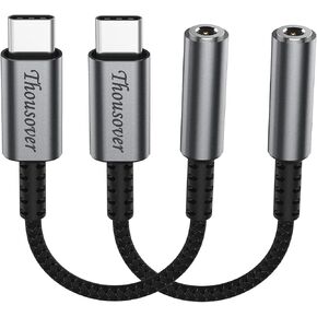 Thousover USB Type C to 3.5mm Female Headphone Jack Adapte in Kuwait