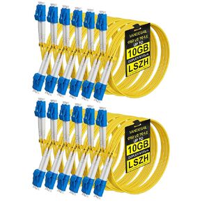 12 Pack 1M/3ft LC to LC Single Mode Fiber Patch Cable OS2 in Kuwait