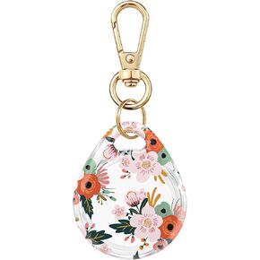 Case for AirTag Holder 2nd & 1st Gen,Black Gold Flower in Saudi Arabia