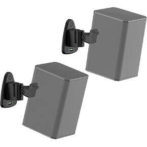 Adjustable Speaker Wall Mounts Pair for LG Speakers, Heavy Duty Brackets for LG Rear Wireless Surround Speakers S90TR, SPQ8-S, SPT8-S, SPK8-S, 578S1-S, S78S2-S, S65S3-S, S55TR WR Keyhole&Thread Hole in Kuwait