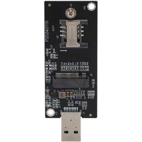 Network Adapter Card High Speed 4G 5G WWAN Module Adapter for Laptop Desktop Sturdy PCB Construction 30x42Mm SIM Card Slot (2 Antennas) in Kuwait