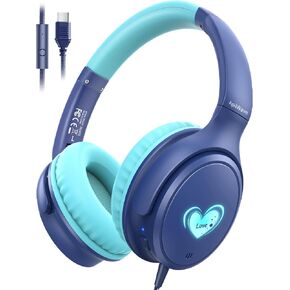 Active Noise Cancelling Headphones, USB C Headphone Wired Over Ear with Mic in Saudi Arabia
