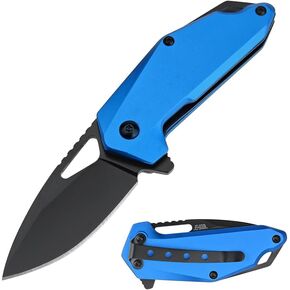 MTECH USA Folding Pocket Knife, 5.5 Inch Overall, Colored Aluminum Handle, 3Cr13MoV Steel, EDC, Camping, Rescue in Kuwait