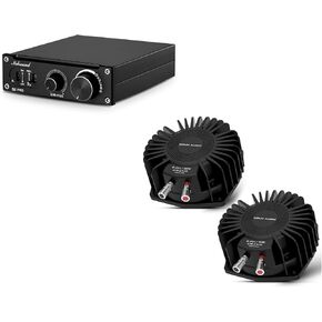 Nobsound G2 PRO Mono Amplifier + Douk Audio BS-1 Bass Shaker Bundle: 300W Sub Amp & Tactile Transducer for Deep Home Theater & Gaming Immersion in Kuwait