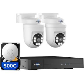 Hiseeu 16CH 3K Wired Security Camera System,16PCS 5MP CCTV Cameras in Kuwait