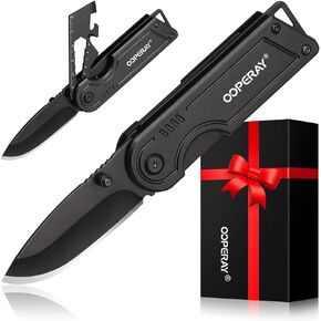OOPERAY Multitool Pocket Knife, EDC Box Cutter, Gifts for Men, Fishing Hunting Camping Essentials Gift, Christmas Stocking Stuffers for Men, Christmas Bulk Brithday Gifts for Him Dad Brother in Kuwait