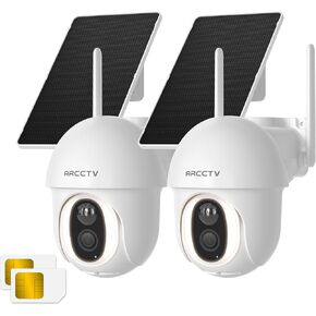 ARCCTV Solar Security Cameras Wireless Outdoor 4MP 2.5K HD in Kuwait