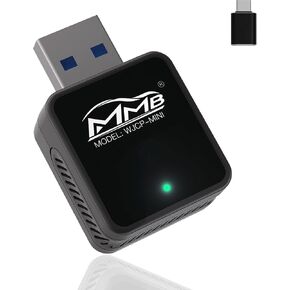 MMB Wireless Carplay Adapter for Apple iPhone, 2026 Upgrade Plug & Play, MINI-Ultra, Fastest for Converts OEM Wired to Wireless Car Play Only for Car Model 2016+ and iOS 10 USB & Type-C in Kuwait
