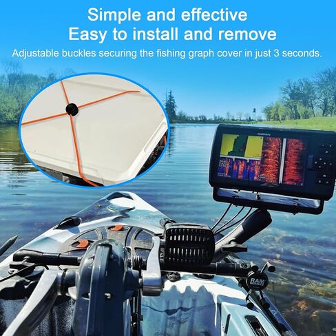 GUITK 4 Pcs Thickened Fishing Graph Cover Straps, Cords of rubber in Kuwait