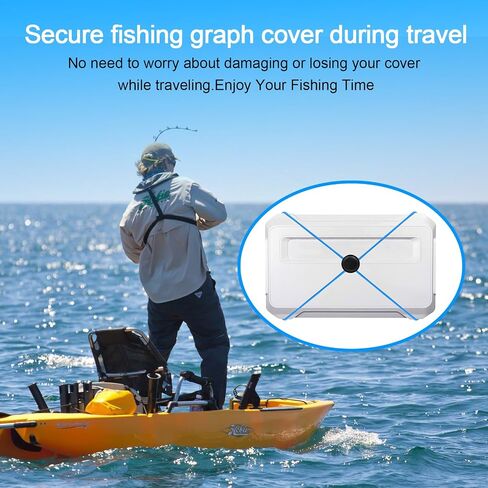 GUITK 4 Pcs Thickened Fishing Graph Cover Straps, Cords of rubber in Kuwait