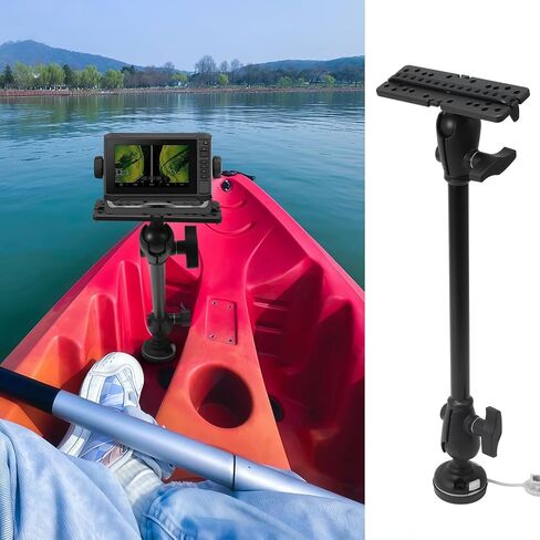 1.5" C Size Ball Aluminum Fish Finder Mount with 2 Extension(24"&19") Arm in Kuwait
