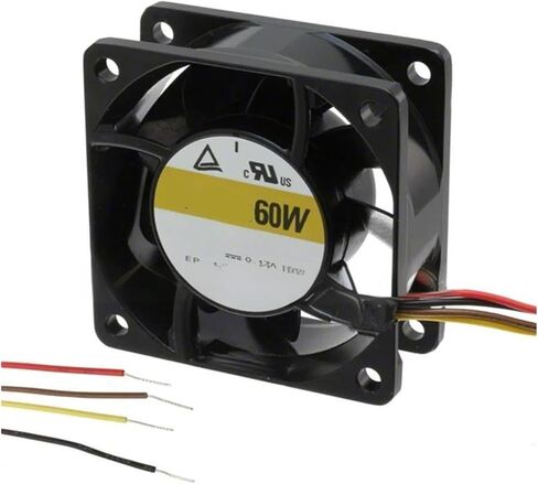 9WL0612P4S001 12VDC مروحة 60X60X25mm 8.04W 4 سلك 11000 دورة في الدقيقة in Kuwait