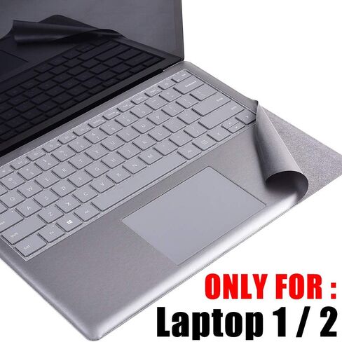 Full Size Keyboard Palm Rest Protector for Microsoft Surface Laptop/Laptop 2 13.5 Inches Palm Pads/Wrist Rest, for Stained Keyboard, Renovation Cover Decal (Opaque Grey) in Kuwait