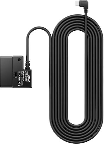 IIWEY OBD Charger for Dash Cam, Plug-and-Play Parking Mode Power Cable with Low-Voltage Protection, 12V/24V to USB-C 5V/2.5A, 11.5 ft, 3/5/10-Min Delay in Kuwait