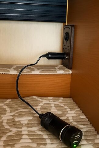 Cliff Top Hella DIN Cigarette Lighter Adapter Compatible with BMW Triumph in Kuwait