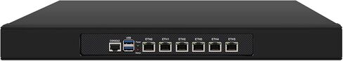 جهاز جدار حماية 1U، OPNsense، VPN، جهاز توجيه PC، Celeron N5105، RJ08، AES-NI، 6 x 2.5GbE I226-V، وحدة تحكم، VGA، 2 x USB3.0، 0 ذاكرة الوصول العشوائي، 0 تخزين، هيكلي بدون نظام in Kuwait