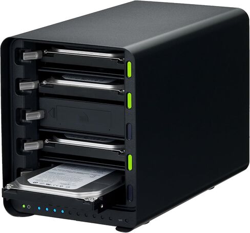 [الموزع الياباني الرسمي] حقيبة Drobo 5N2 NAS (3.5 بوصة × 5 فتحات) مع منفذي إيثرنت جيجابت (PDR-5N2) in Kuwait