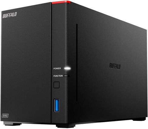 بافالو لينك ستيشن LS720D/N محرك أقراص ثابتة للشبكة، 2 فتحة، 8 تيرابايت، LS720D0802/N in Kuwait