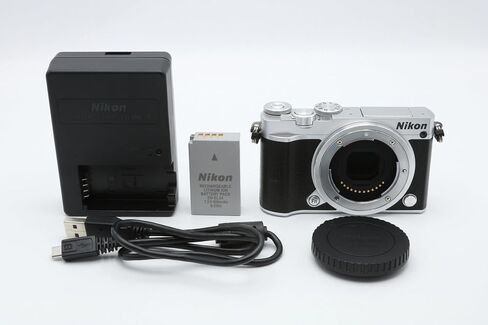 Nikon 1 J5 Mirrorless Digital Camera (Silver Body Only) International Version (No Warranty) in Saudi Arabia