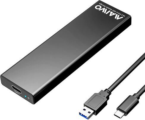 MAIWO M.2 SATA SSD Enclosure, USB3.2 Gen1 Type-C to SATA NGFF Based M.2 Solid State Drive Adapter Reader, Support B+M Key, Aluminum (K1688S) in Saudi Arabia