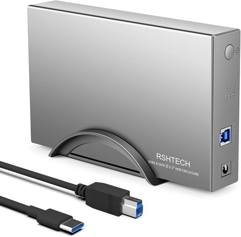 RSHTECH 3.5 Hard Drive Enclosure,Aluminium USB 3.0 to SATA Dock RSH-339 in Saudi Arabia