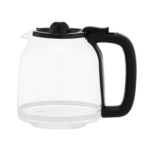 Amazon Basics Programmable Coffeemaker with Carafe and Reusable Filter, Stainless Steel, 12 Cups, Black in Saudi Arabia