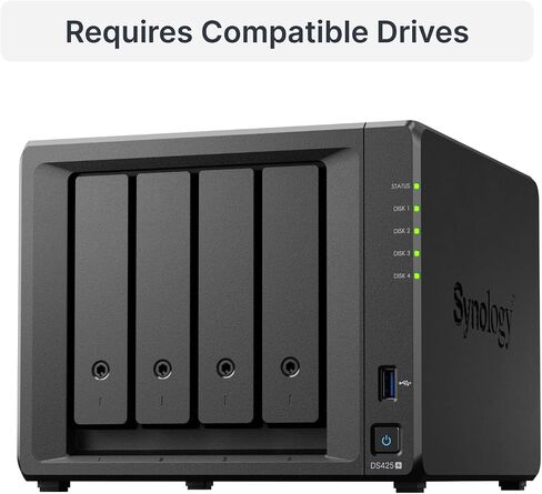 Synology DS425+ 32TB (Synology HAT3310-8T) 4 Bay Desktop NAS in Saudi Arabia