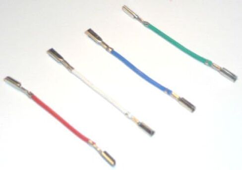 TURNTABLE CARTRIDGE HEADSHELL PHONO LEAD WIRES CONNECTORS in Kuwait
