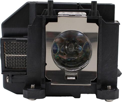 Jaspertronics™ Original ELP-LP67 Lamp & Housing for Epson Projectors - Fits EB-S01, EB-X14, EH-TW480, EX3210, Powerlite-1221, V13H010L67 & More - 1 Unit Per Pack with 1 Year Warranty in Kuwait