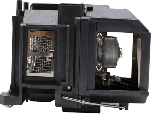 Jaspertronics™ Original ELP-LP67 Lamp & Housing for Epson Projectors - Fits EB-S01, EB-X14, EH-TW480, EX3210, Powerlite-1221, V13H010L67 & More - 1 Unit Per Pack with 1 Year Warranty in Kuwait