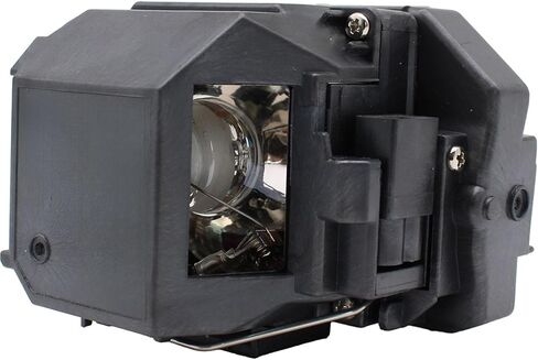 Jaspertronics™ Original ELP-LP67 Lamp & Housing for Epson Projectors - Fits EB-S01, EB-X14, EH-TW480, EX3210, Powerlite-1221, V13H010L67 & More - 1 Unit Per Pack with 1 Year Warranty in Kuwait