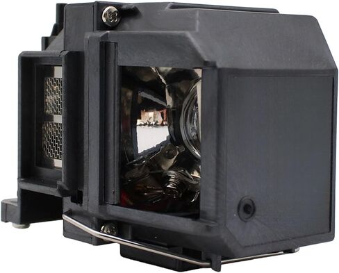 Jaspertronics™ Original ELP-LP67 Lamp & Housing for Epson Projectors - Fits EB-S01, EB-X14, EH-TW480, EX3210, Powerlite-1221, V13H010L67 & More - 1 Unit Per Pack with 1 Year Warranty in Kuwait