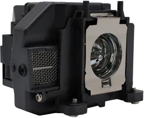 Jaspertronics™ Original ELP-LP67 Lamp & Housing for Epson Projectors - Fits EB-S01, EB-X14, EH-TW480, EX3210, Powerlite-1221, V13H010L67 & More - 1 Unit Per Pack with 1 Year Warranty in Kuwait