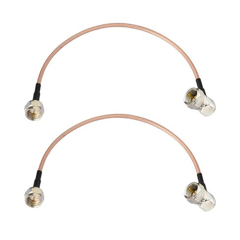 Superbat TV Coax Cable 3ft 2-Pack Slim 75 Ohm RG179 F-Type Connector Cables in Kuwait