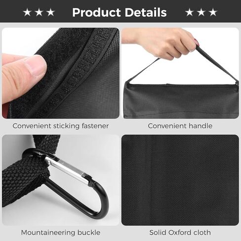 8 PCS Photography Weight Bags Set, Empty Heavy Photo Studio Filled Weight Bags, Sandbag Set for Photography Tripod Stand Sports Outdoor Photo Video Studio Boom Brackets in Kuwait
