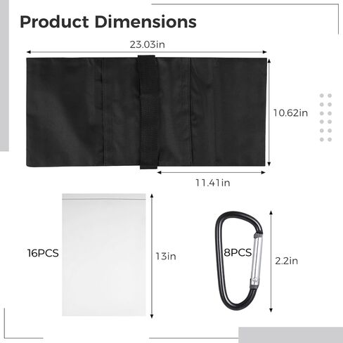 8 PCS Photography Weight Bags Set, Empty Heavy Photo Studio Filled Weight Bags, Sandbag Set for Photography Tripod Stand Sports Outdoor Photo Video Studio Boom Brackets in Kuwait