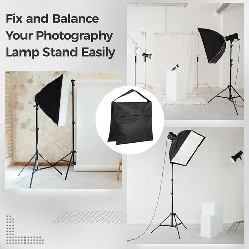 8 PCS Photography Weight Bags Set, Empty Heavy Photo Studio Filled Weight Bags, Sandbag Set for Photography Tripod Stand Sports Outdoor Photo Video Studio Boom Brackets in Kuwait