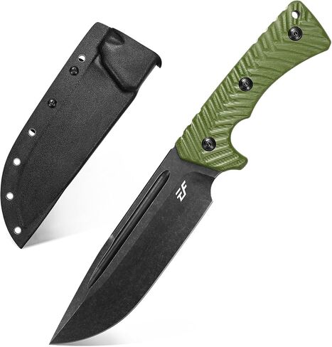 Eafengrow EF144 Fixed Blade Knife AUS-10 Steel Blade G10 Handle Full Tang EDC Tool Straight Knife for Working Camping Hunting in Saudi Arabia