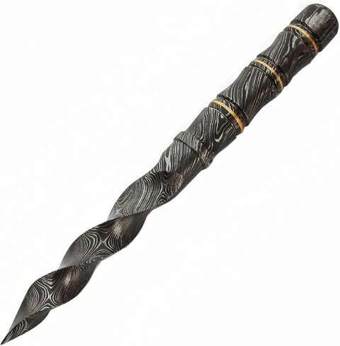 PAL 2000 KNIVES Custom Handmade Damascus Steel 10 Inches Hunting Tri Edge Kris Knife 9815 in Kuwait