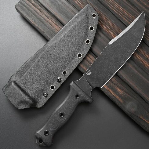 Sitivien ST28 Fixed Blade Knife 7MM Thick N690 Stainless Steel Blade G10 Handle Full Tang EDC Tool Knifes for Outdoor Working Camping Hunting Fishing in Saudi Arabia