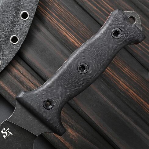 Sitivien ST28 Fixed Blade Knife 7MM Thick N690 Stainless Steel Blade G10 Handle Full Tang EDC Tool Knifes for Outdoor Working Camping Hunting Fishing in Saudi Arabia