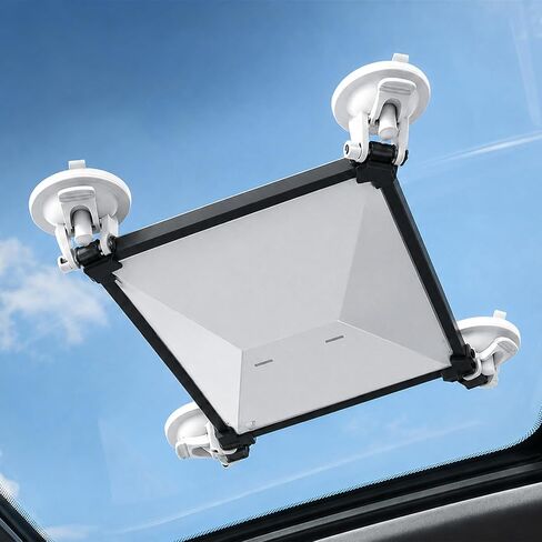Starlink Mini Suction Cup Mount, Portable Roof Window Mounting Bracket for Starlink Mini, 4 Strong Suction Cups Car Sunroof Holder with Plastic Brackets and Metal Links for RV, SUV, Camping, Travel in Kuwait