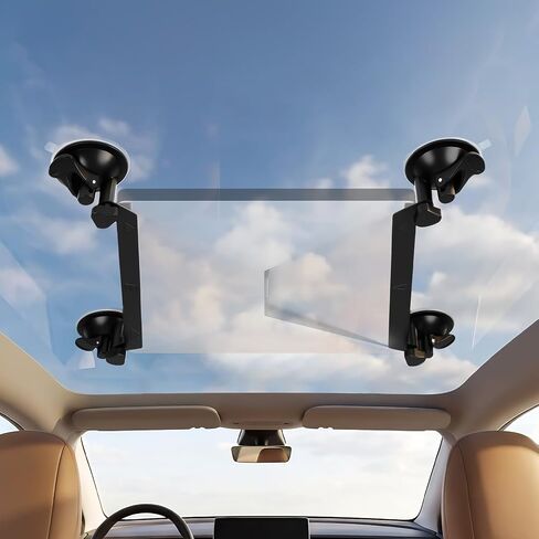 Dinfu Starlink Mini Mount, Suction Cup for Car Window Sunroof RV in Kuwait