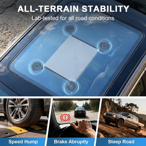 Dinfu Starlink Mini Mount, Suction Cup for Car Window Sunroof RV in Kuwait
