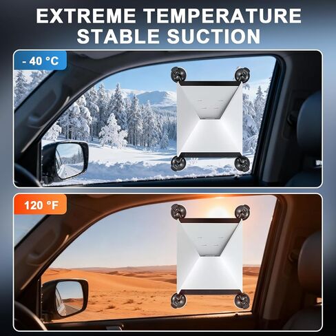 Dinfu Starlink Mini Mount, Suction Cup for Car Window Sunroof RV in Kuwait