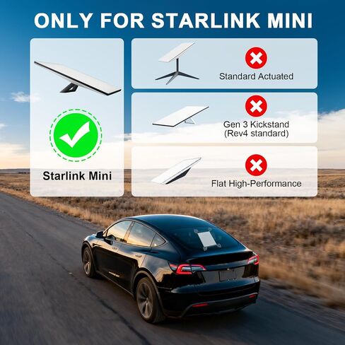 Dinfu Starlink Mini Mount, Suction Cup for Car Window Sunroof RV in Kuwait