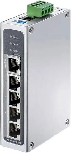 TL-SF1005 100M Ethernet 5-Port Industrial-Grade Network Splitter Hub(with EU Adapter) in Saudi Arabia